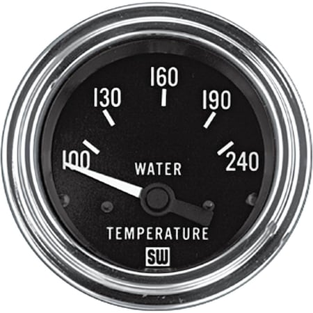 Aftermarket Stewart Warner Instrument Water Temperature Gauge SWI-82306-JN